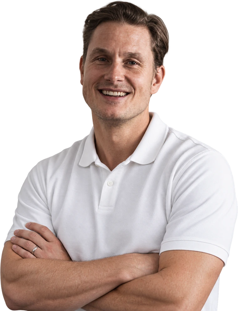 Dennis, Geschäftsführer, sportlicher Leiter und Mitgründer von Healonic
